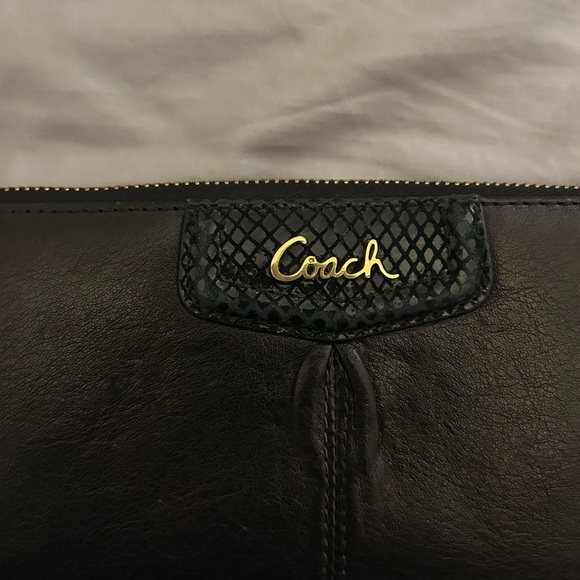Coach Black Wallet and Wristlet Set - Picture 4 of 5